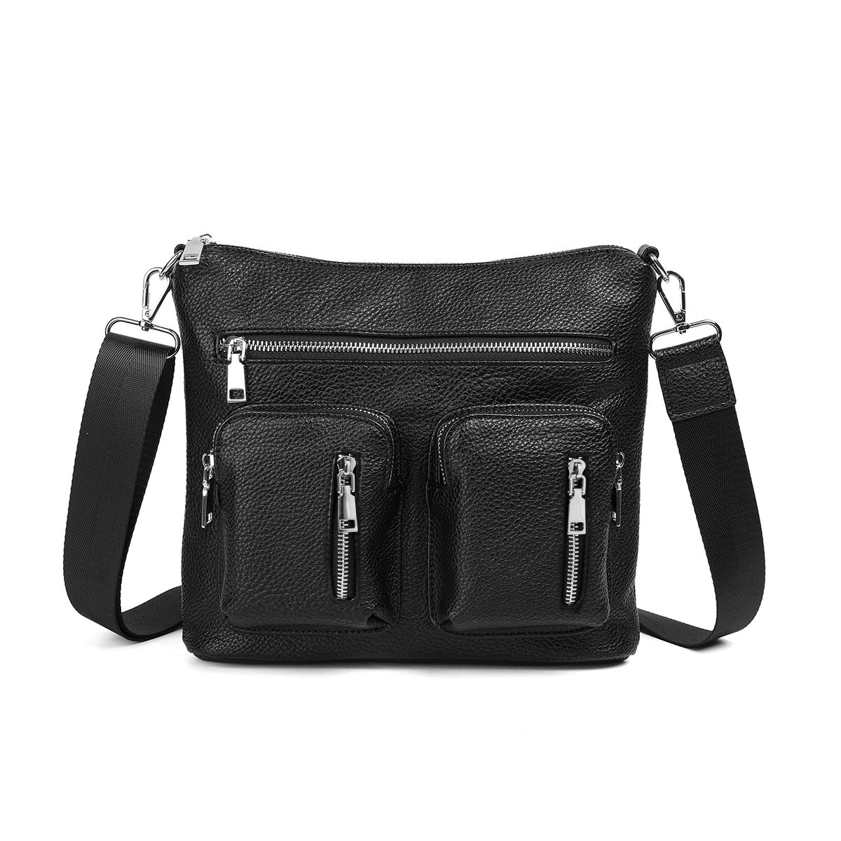 841901 Vesker, FLAVIA veske med frontlommer - svart