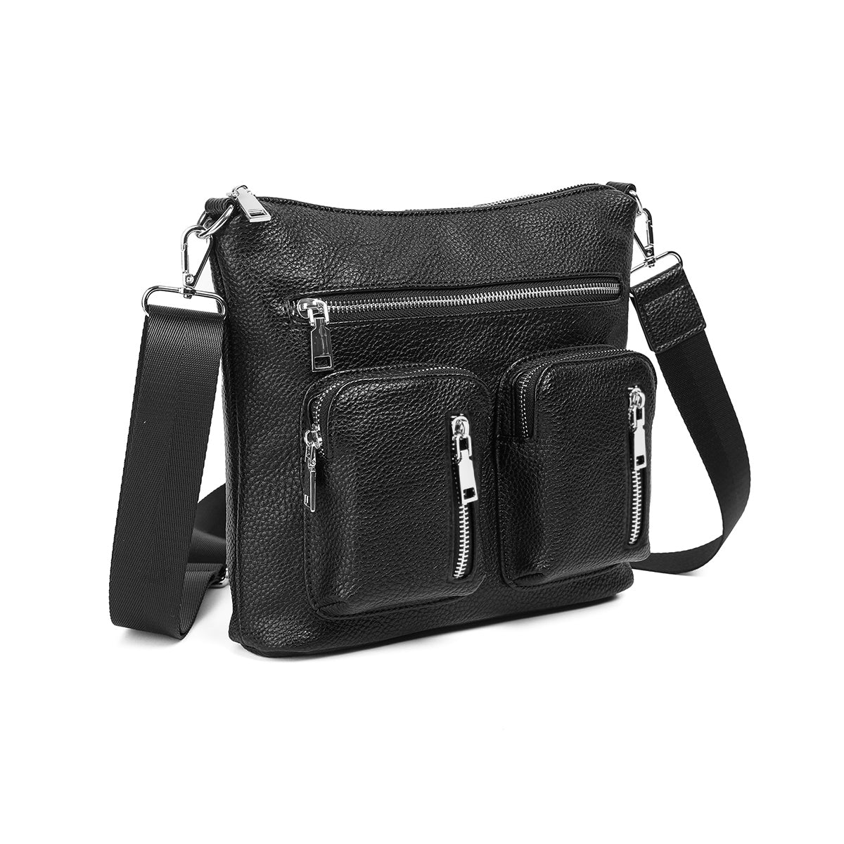 841901 Vesker, FLAVIA veske med frontlommer - svart