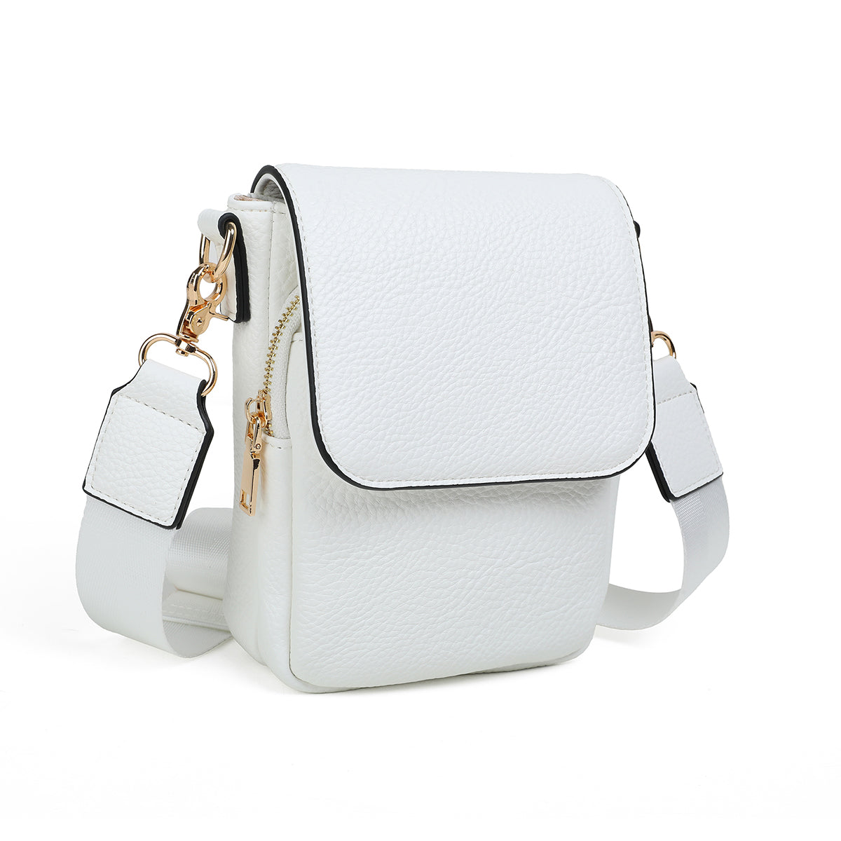 842002 Vesker, FIOLA Mobilbag- hvit