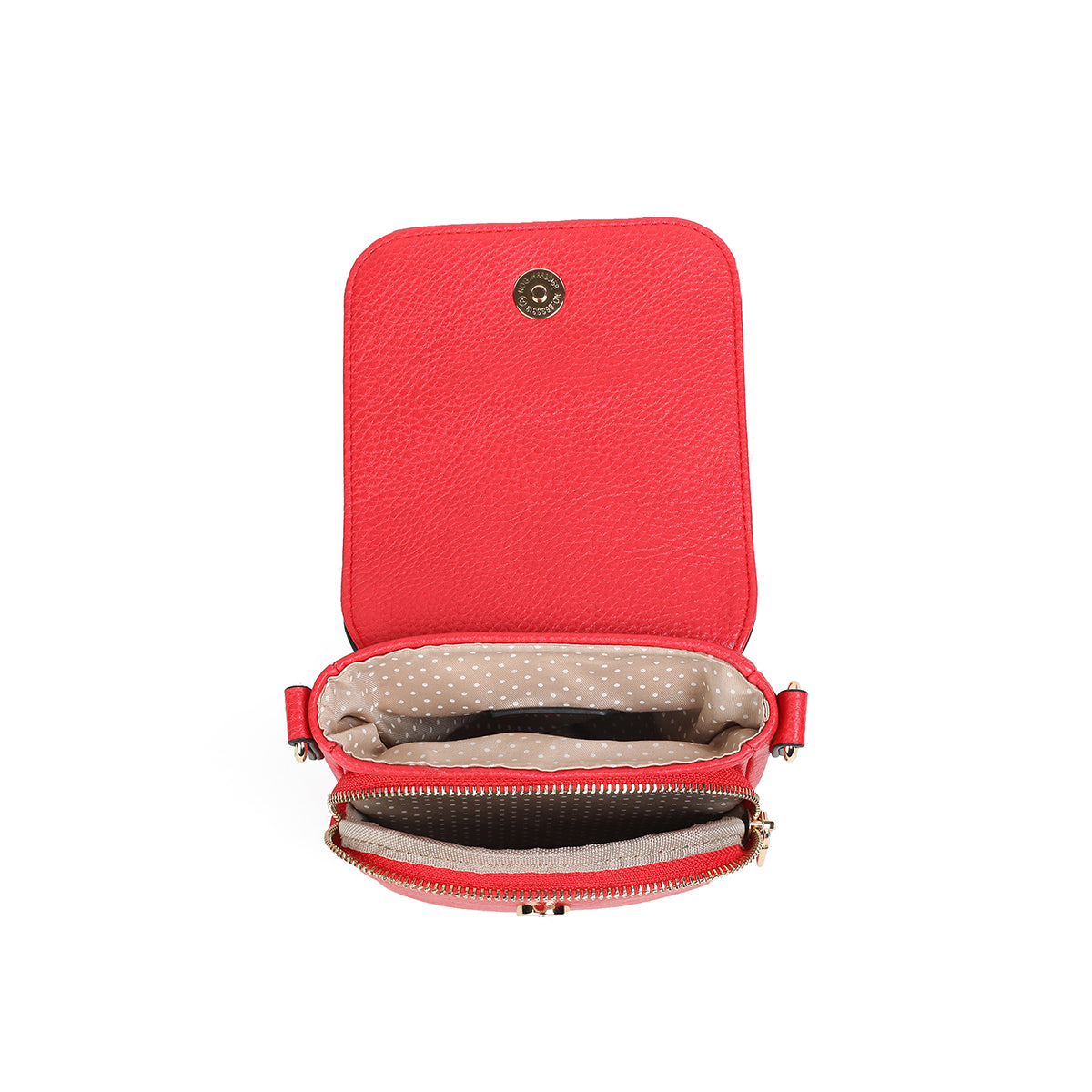 842023 Vesker, FIOLA Mobilbag- rød