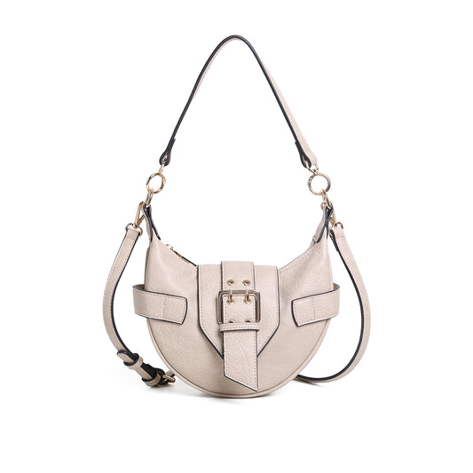 853705 Veske GWEN Crossbag med frontspenne - beige