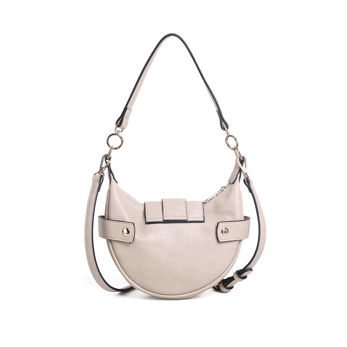 853705 Veske GWEN Crossbag med frontspenne - beige