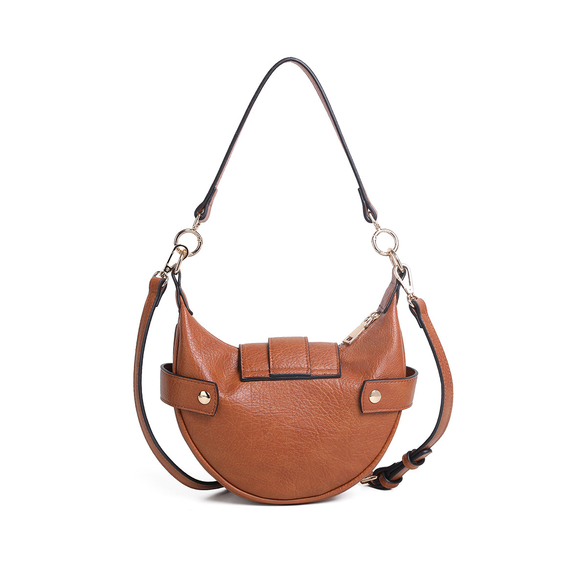 853715 Veske GWEN Crossbag med frontspenne - cognac