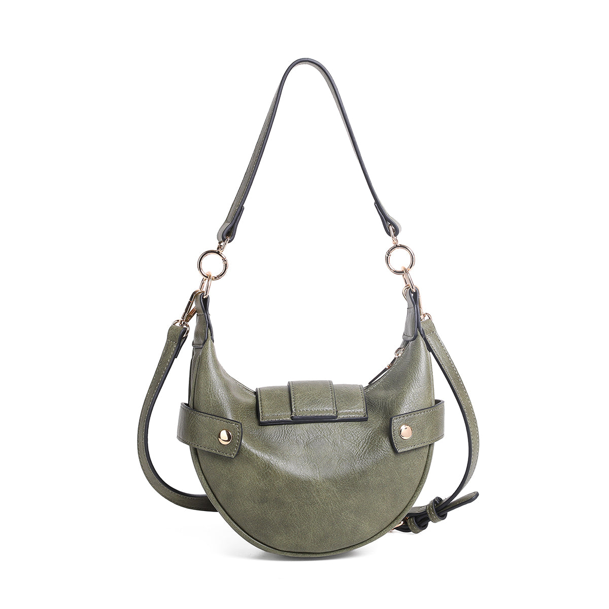 853750 Veske GWEN Crossbag med frontspenne - olivengrønn