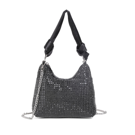 854401 Veske GLITTER partybag - svart