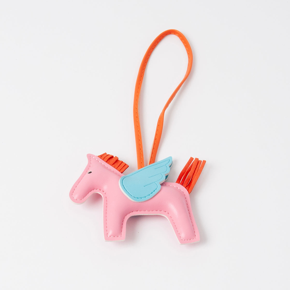 849832 Veskepynt, PEGASUS - pink/orange