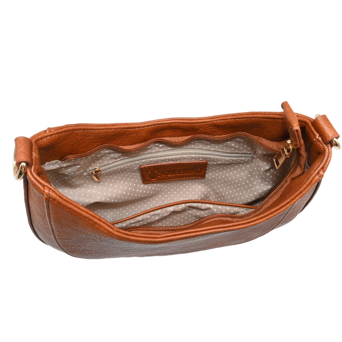 852815 Veske GINA Crossbag  - cognac