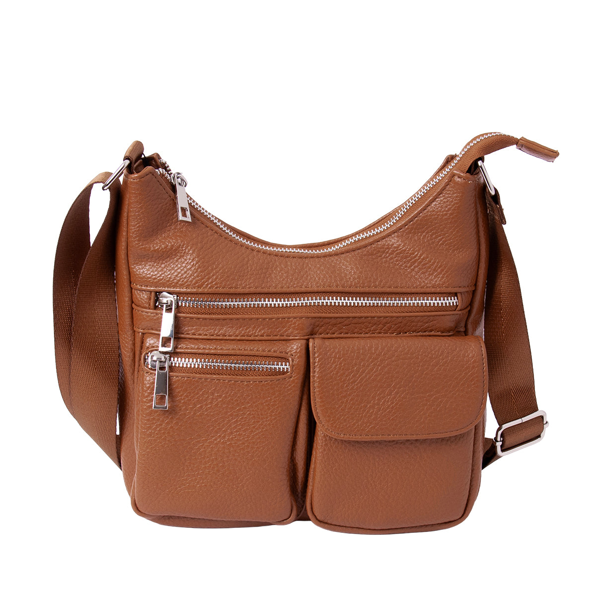 853311 Veske GRETE liten crossveske - cognac