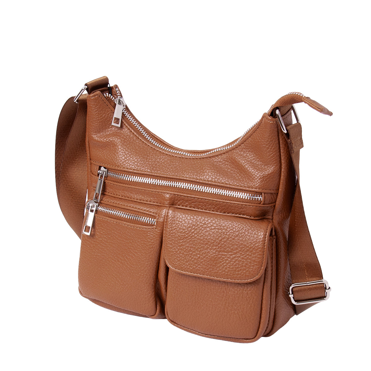 853311 Veske GRETE liten crossveske - cognac