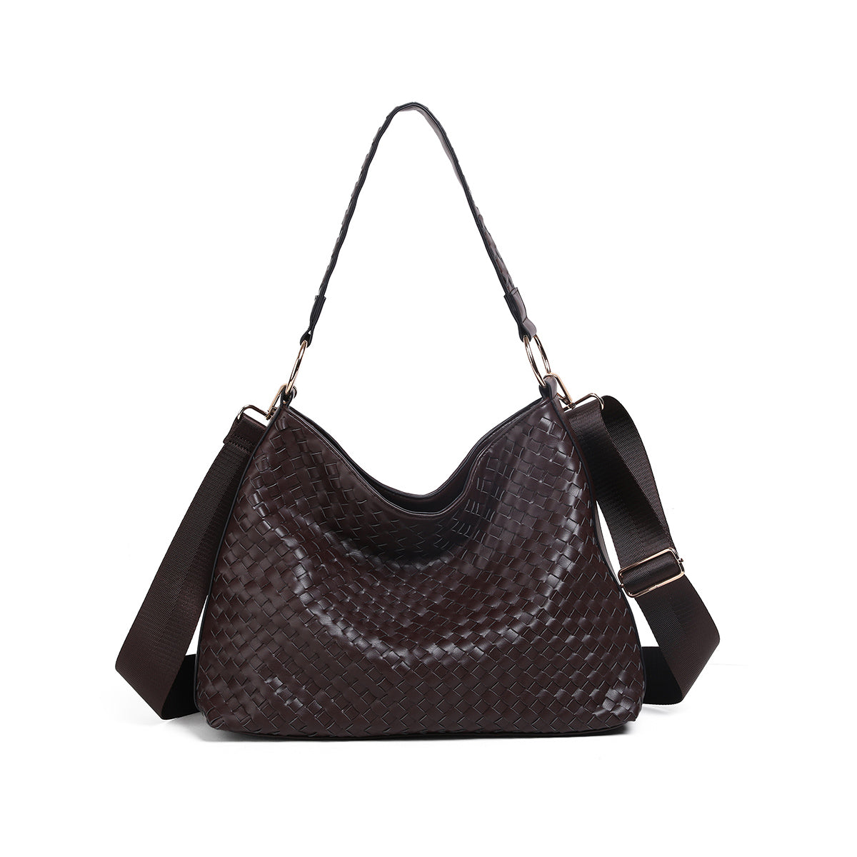 884011 Vesker, GAJA flettet bag- brun