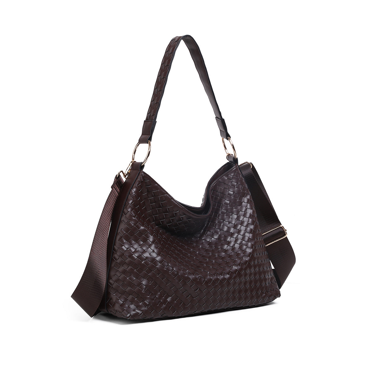 884011 Vesker, GAJA flettet bag- brun