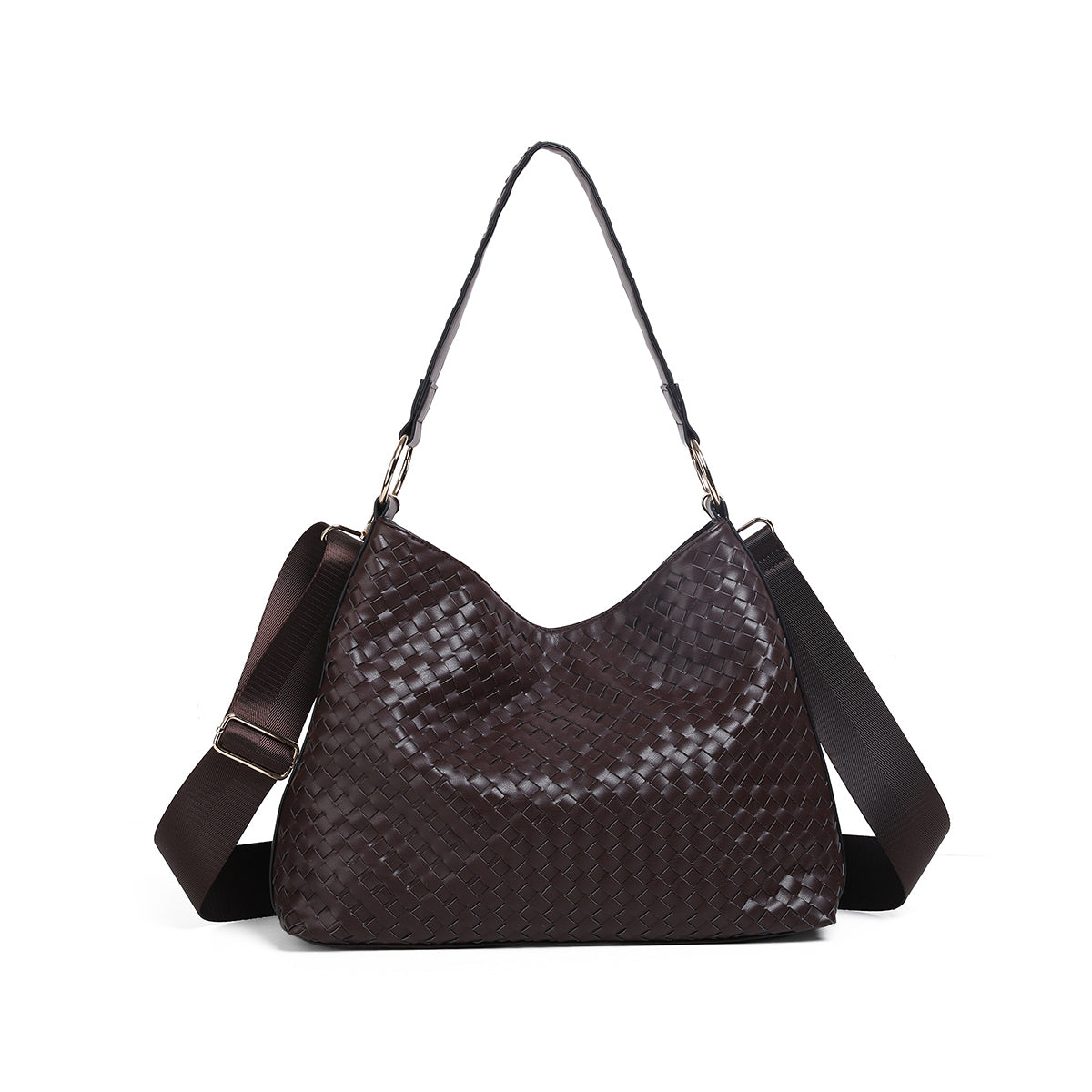 884011 Vesker, GAJA flettet bag- brun