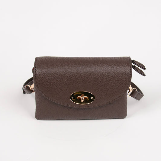 854511 Veske DANIELLE Clutch - mørk brun
