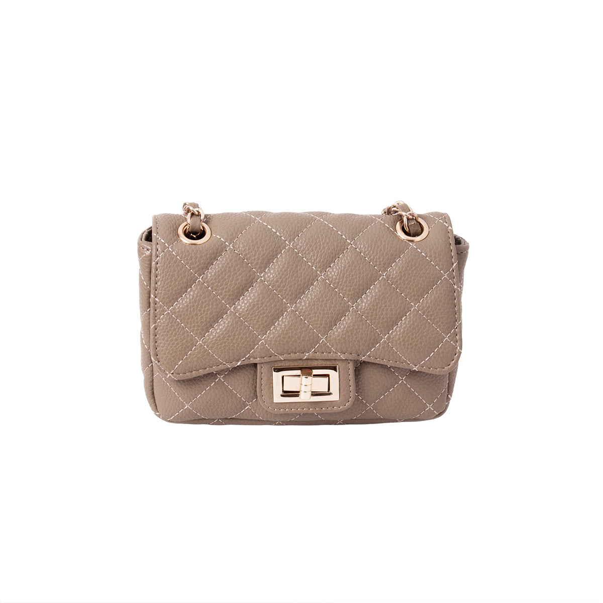 854705 Veske EVITA LIten clutch med lenke - beige
