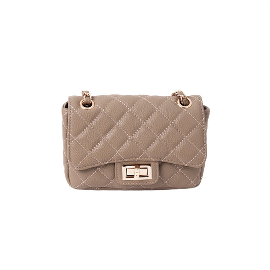 854705 Veske EVITA LIten clutch med lenke - beige