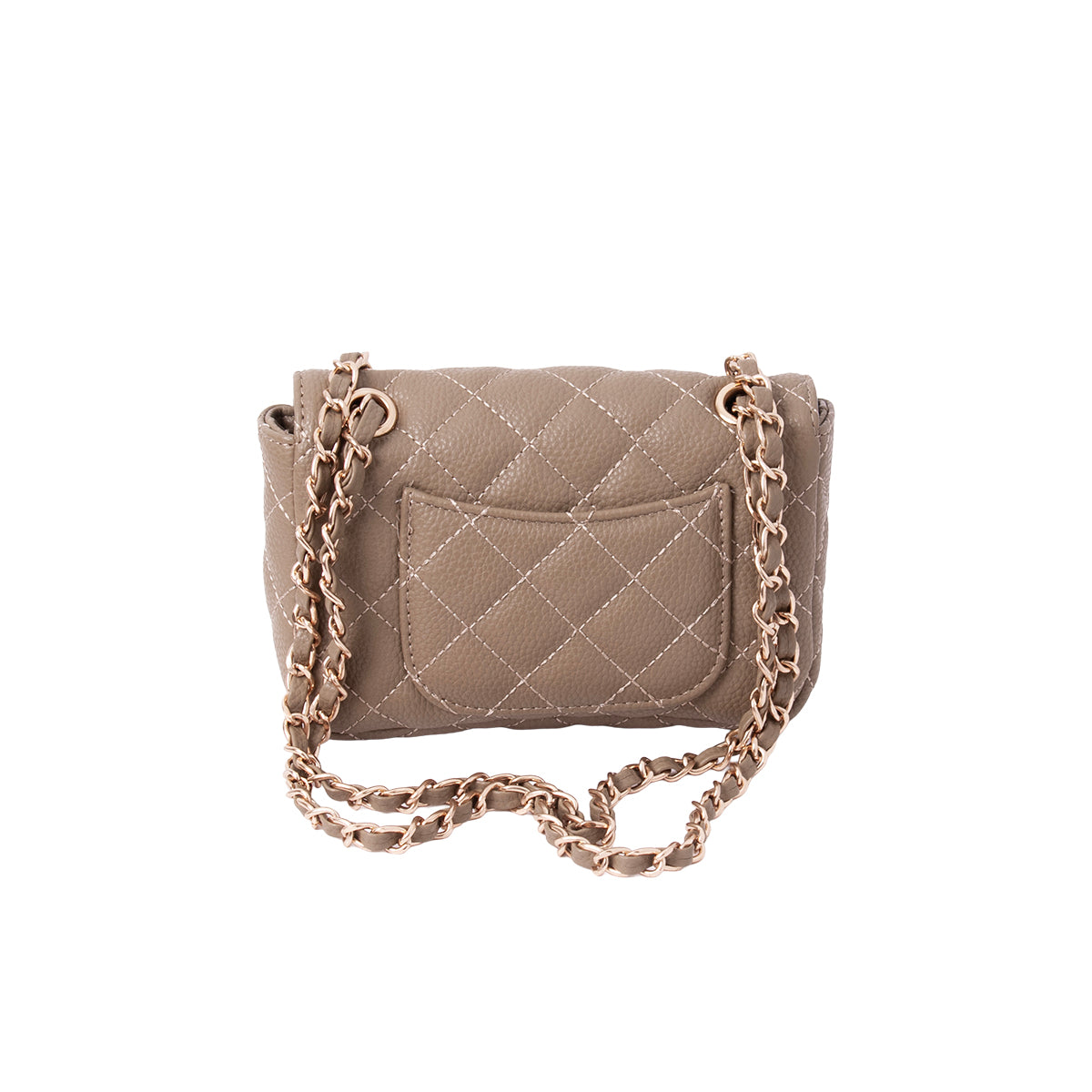 854705 Veske EVITA LIten clutch med lenke - beige