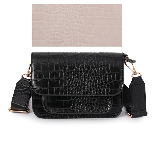 855105 Veske ISELIN Croco clutch - beige