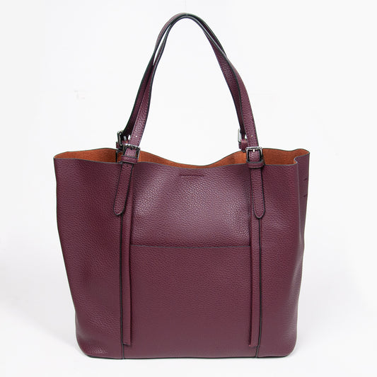 860621 Vesker, HILDE Shopper med spenner - burgunder