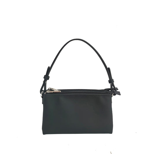 860801 Vesker, HARPER dobbel clutch - svart