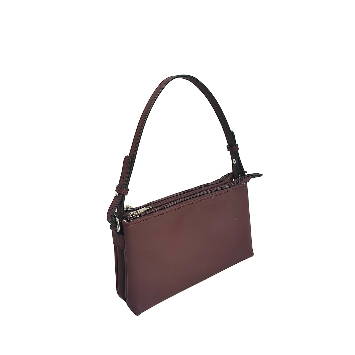 860821 Vesker, HARPER dobbel clutch - burgunder