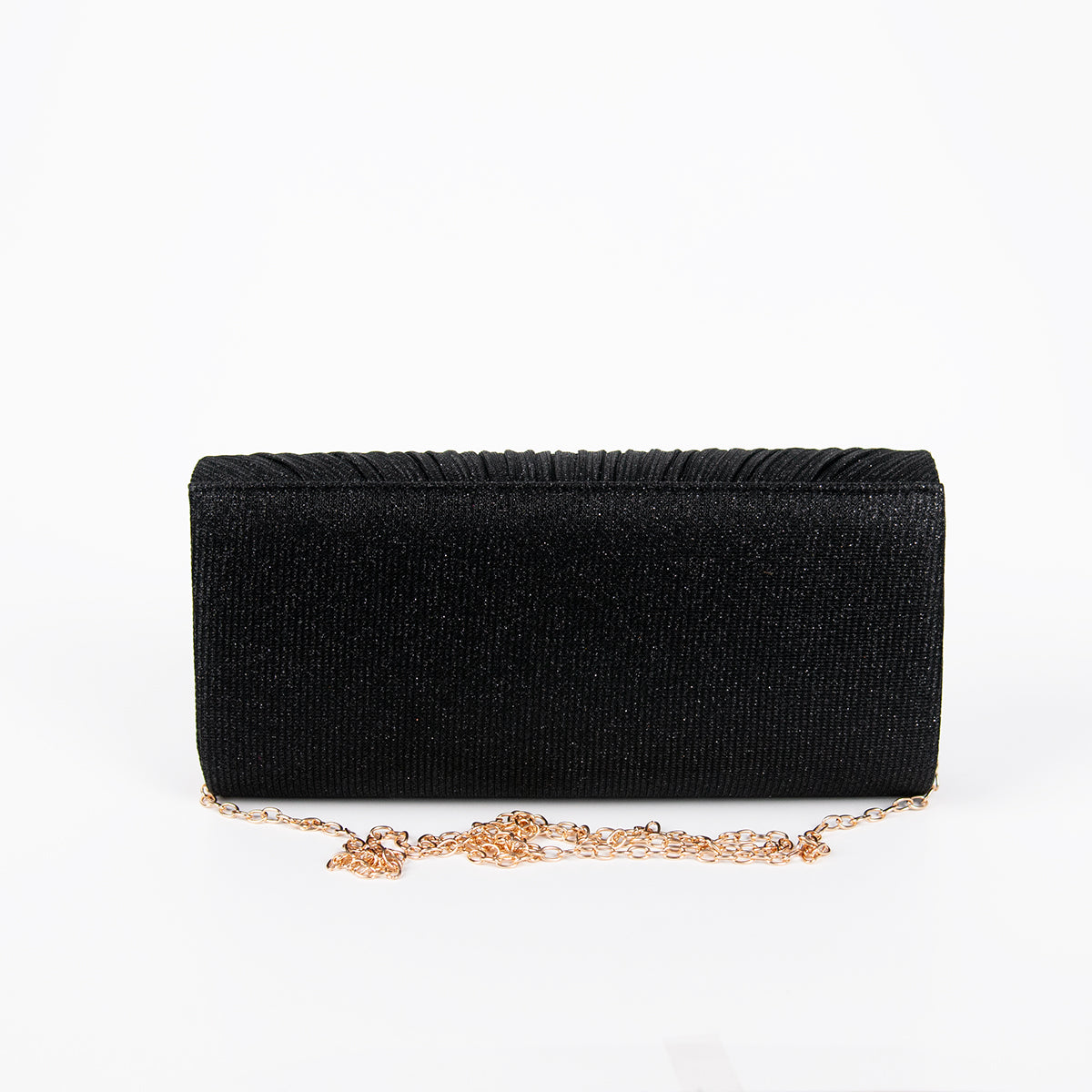 861301 Vesker, PARTY glitter clutch - svart