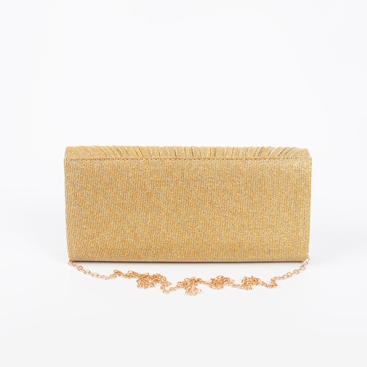 861362 Vesker, PARTY glitter clutch - gull