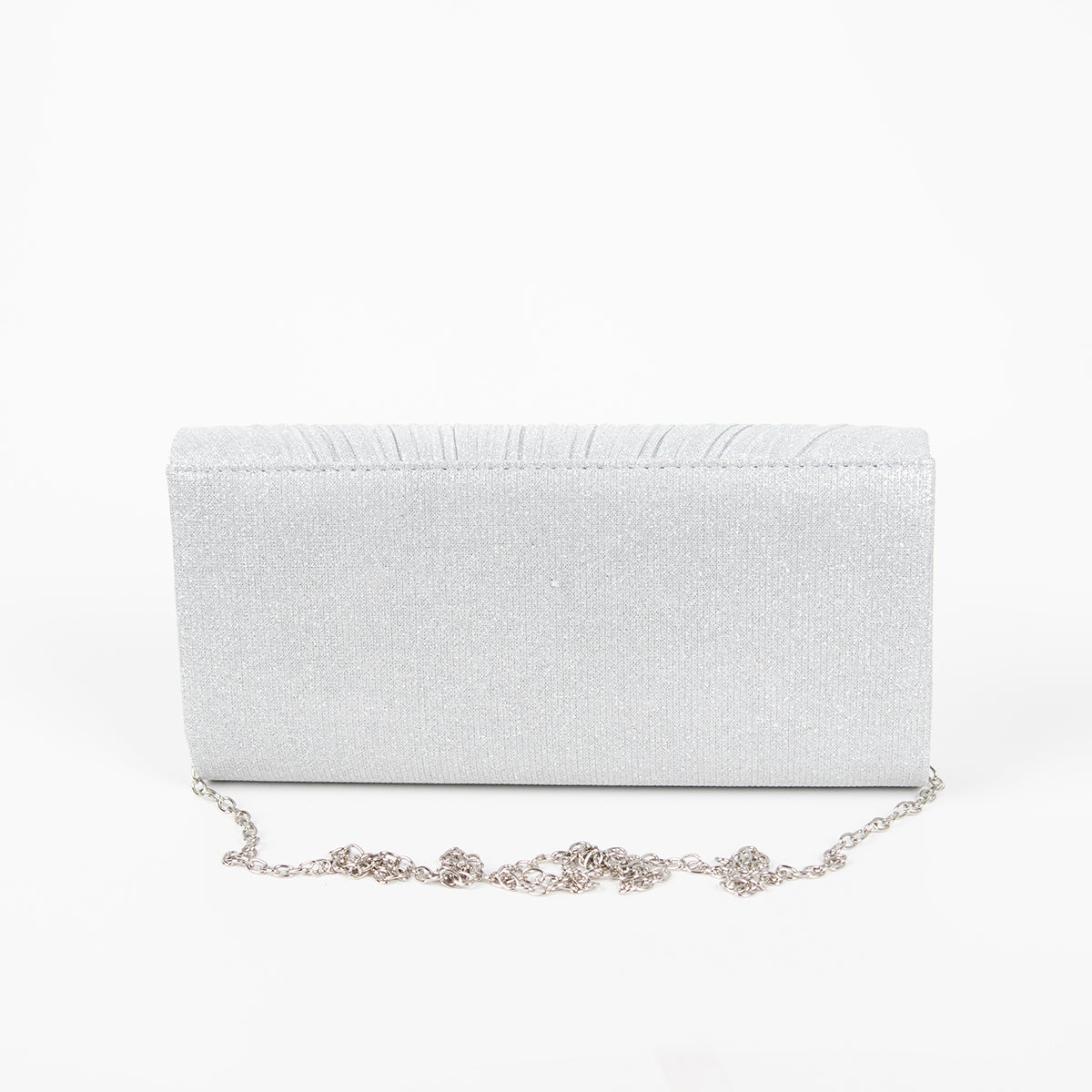 861386 Vesker, PARTY glitter clutch - sølv