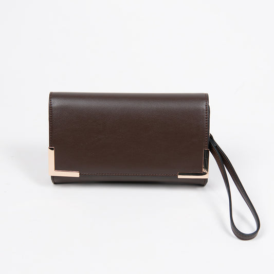 861511 Vesker, HAPPY Party clutch - brun