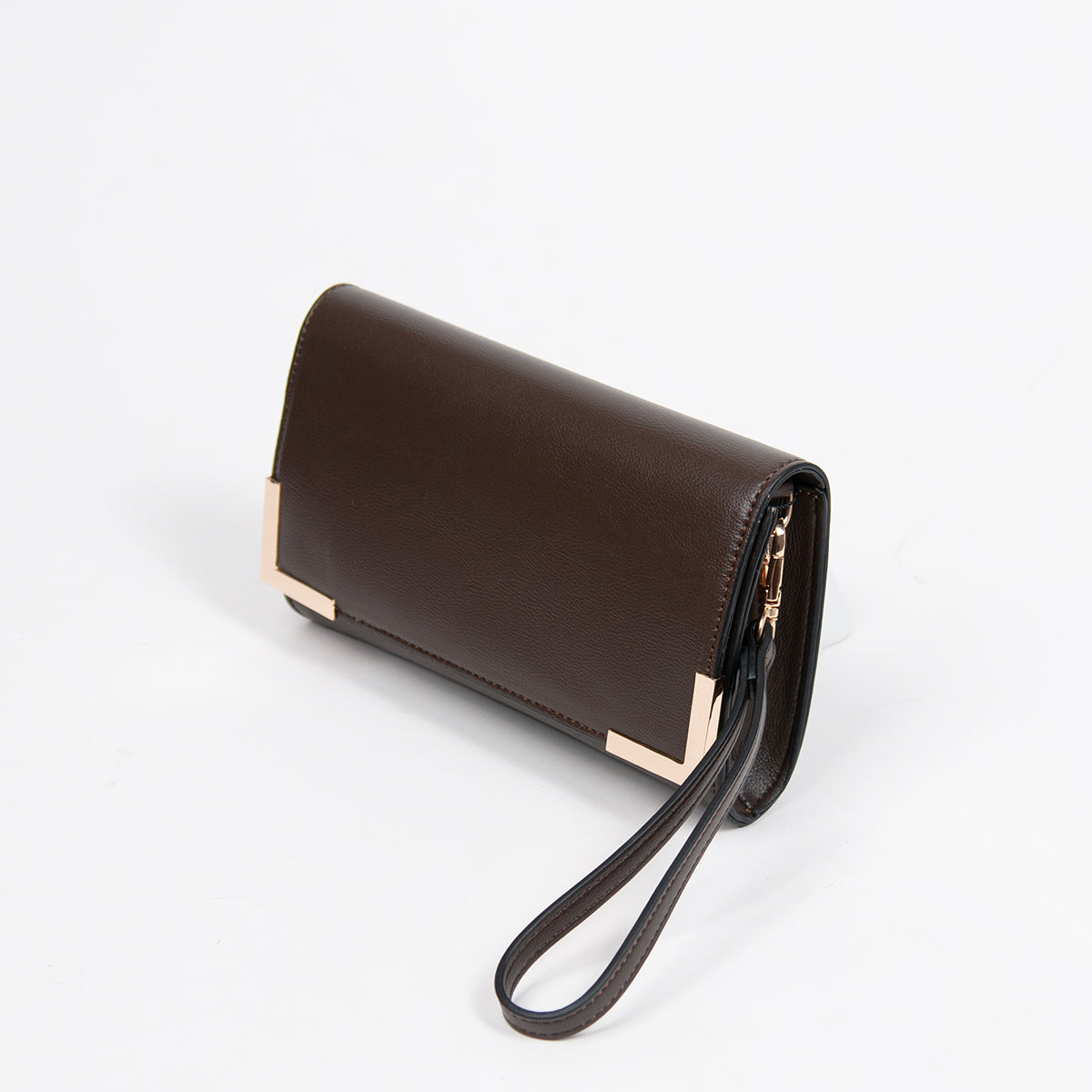 861511 Vesker, HAPPY Party clutch - brun