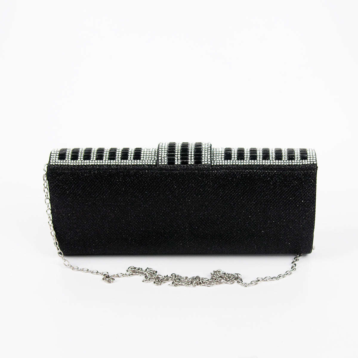 861601 Vesker, PARTY bag svart med sølv - svart