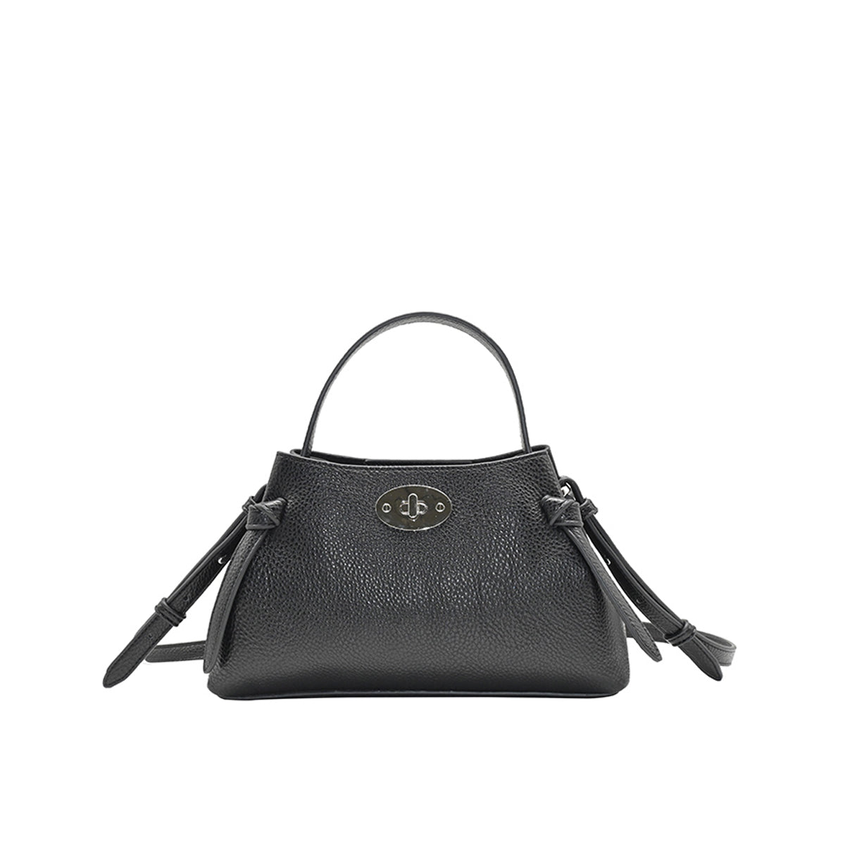 862301 Vesker, HERMINE clutch med deco buckle - svart