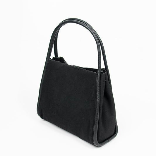 862501 Vesker, HELLE Stor shopper semsket look - svart