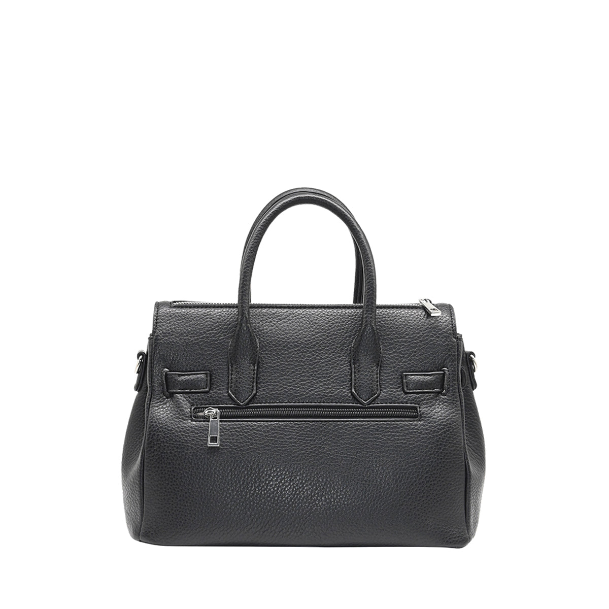 862701 Vesker, HAVANNA Liten shopper med frontspenne - svart