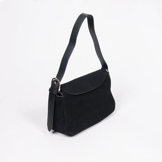 863101 Vesker, HENNY Liten bag semsket look - svart