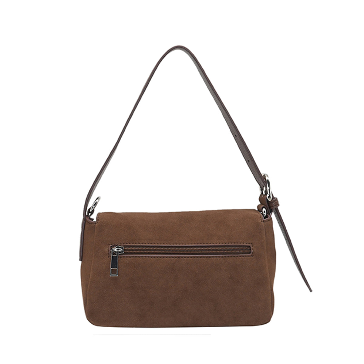 863111 Vesker, HENNY Liten bag semsket look - brun