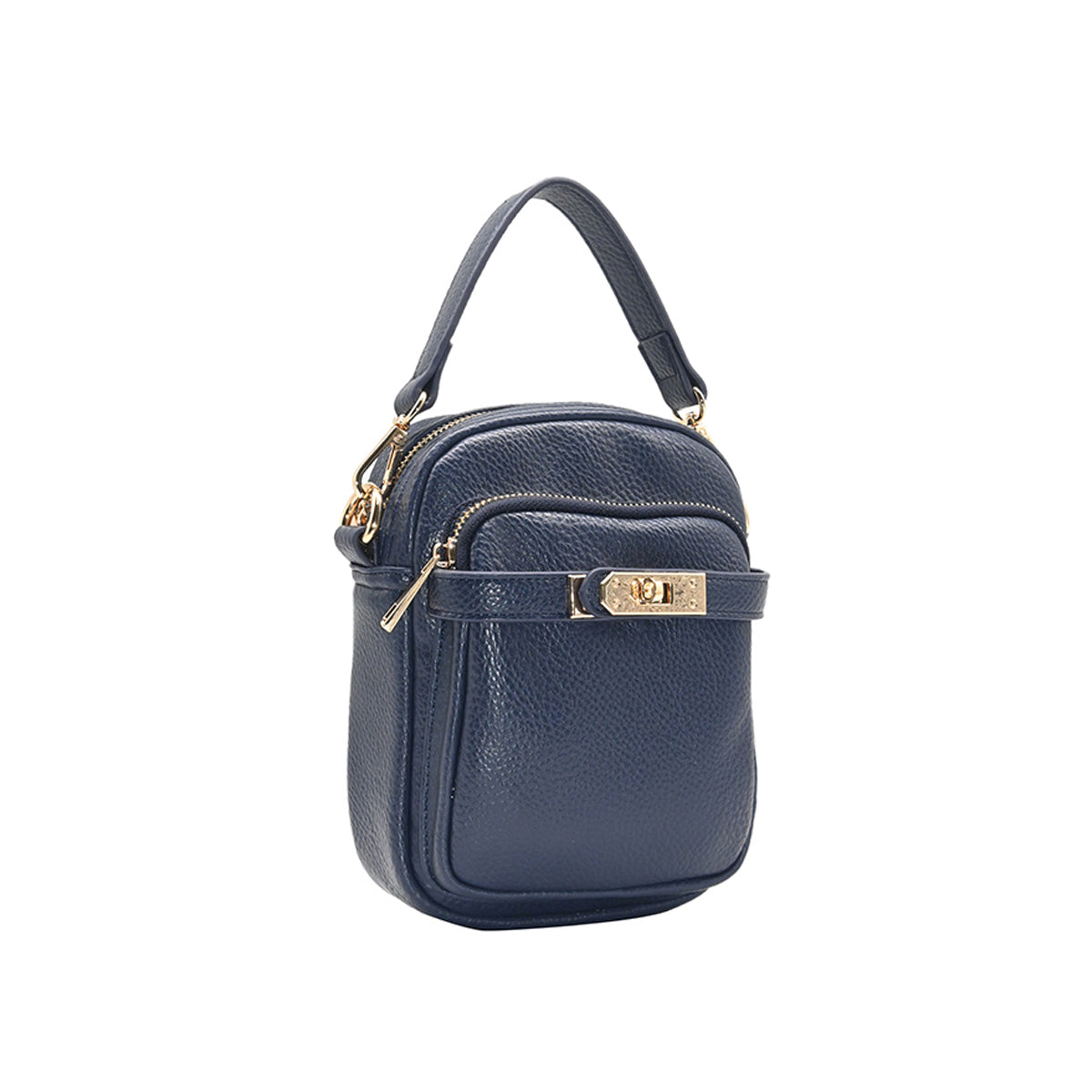 863741 Vesker, HEIDI CityBag med frontspenne - marine