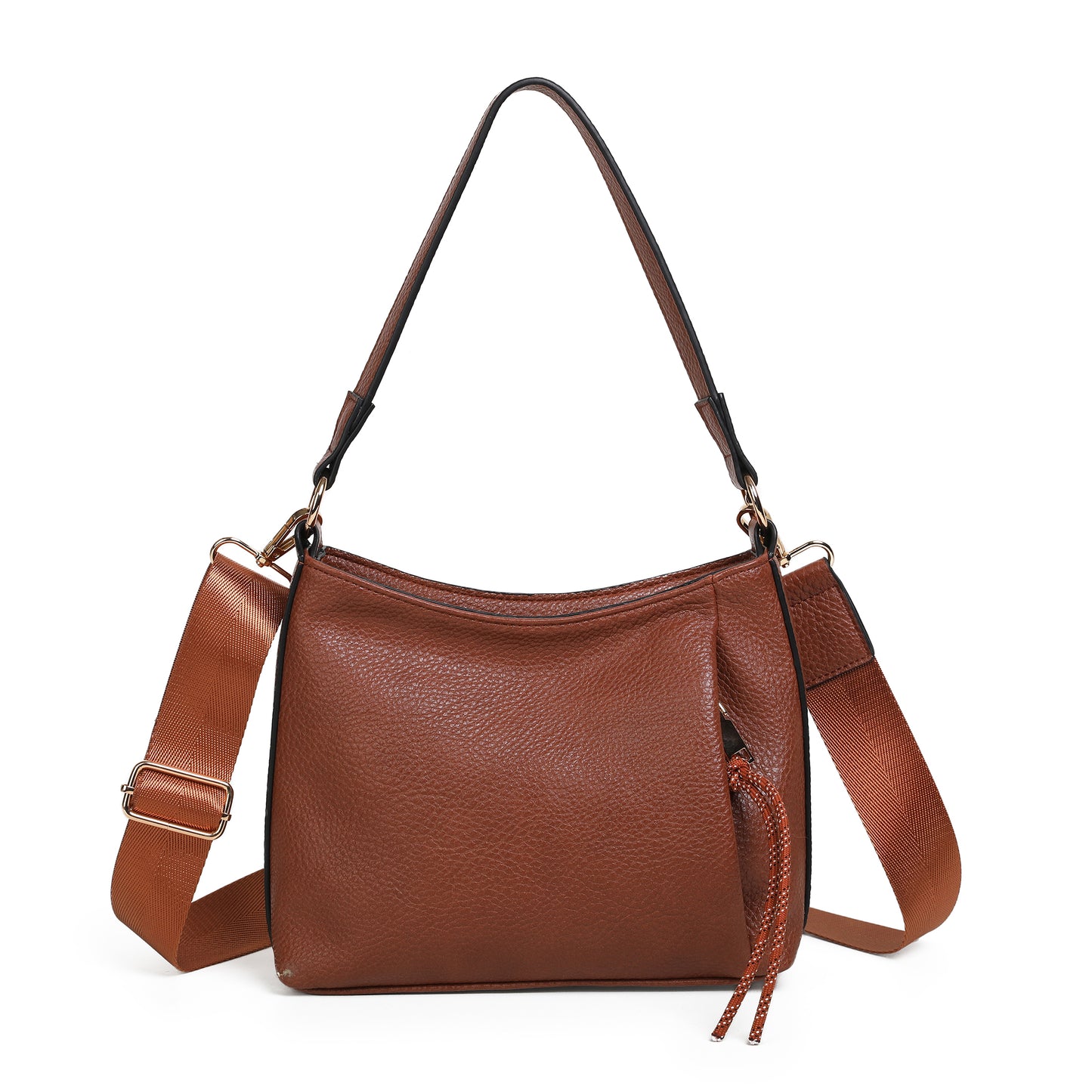 864215 Vesker, HIMALAYA liten soft bag - cognac