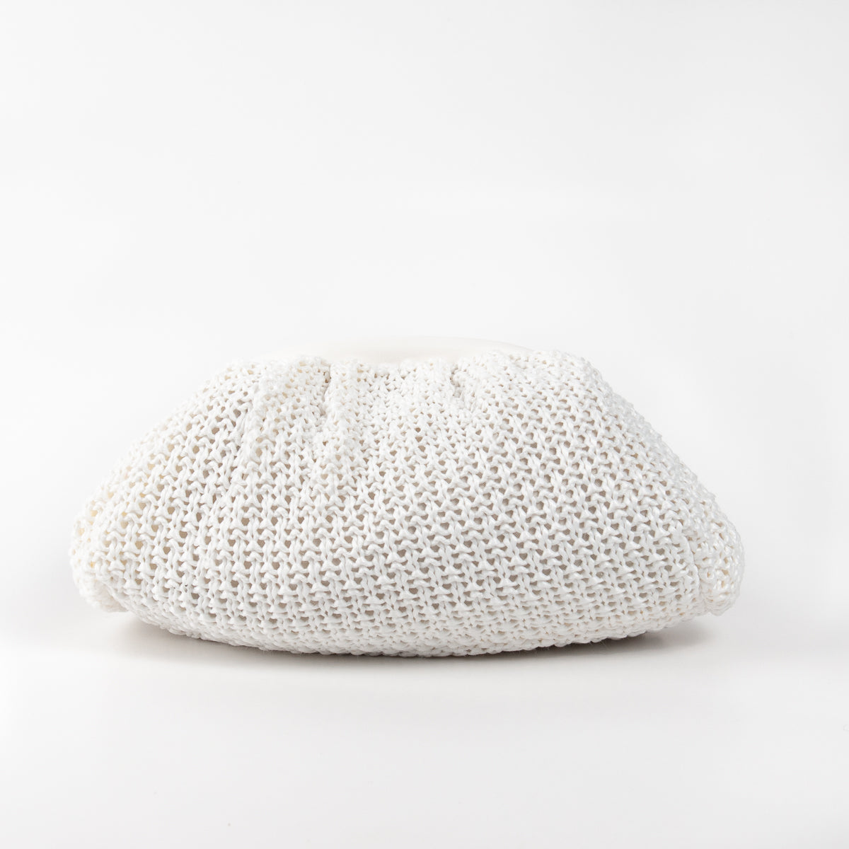 870315 Vesker, IDUN flettet myk clutch -cognac