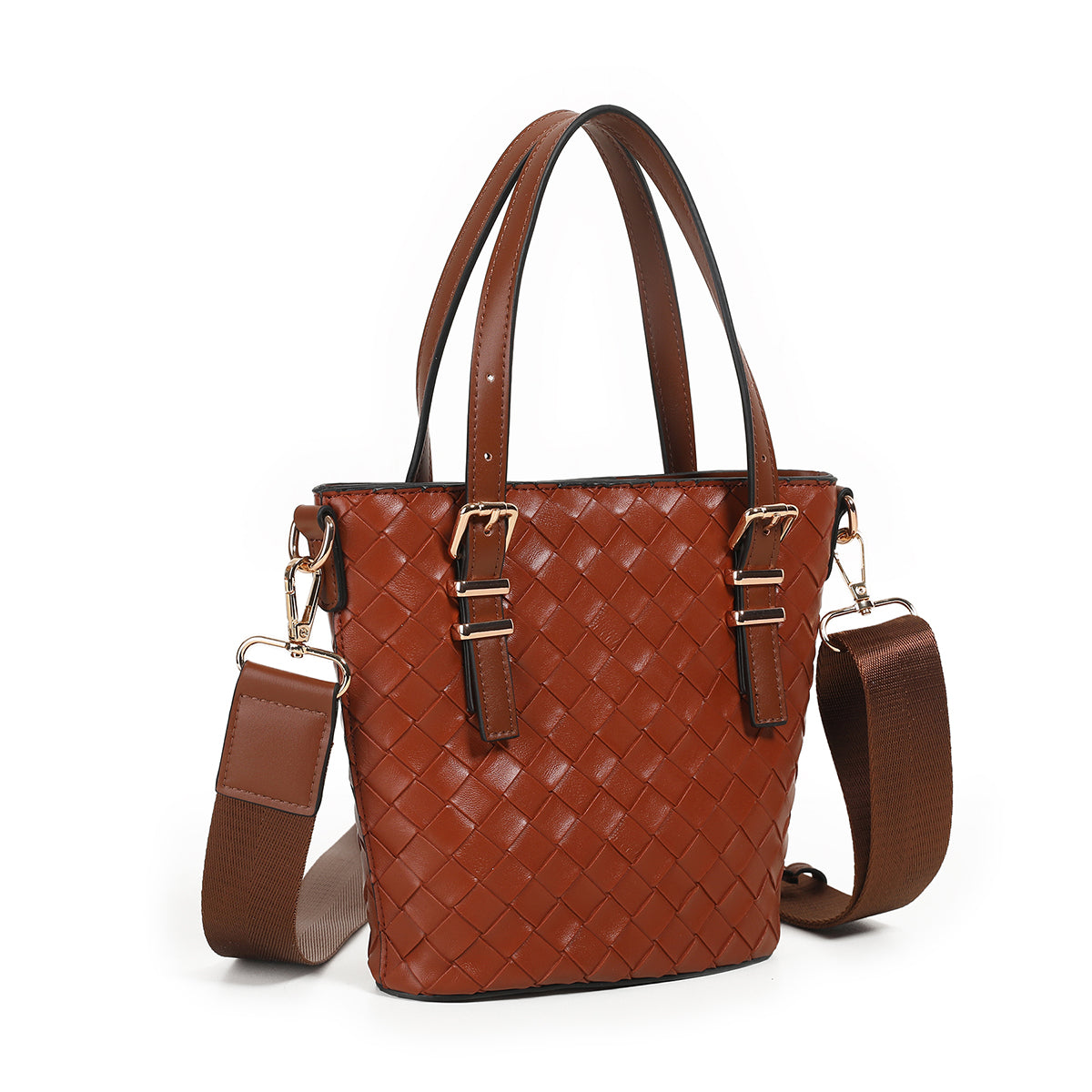 870515 Vesker, IVY Mini shopper - cognac