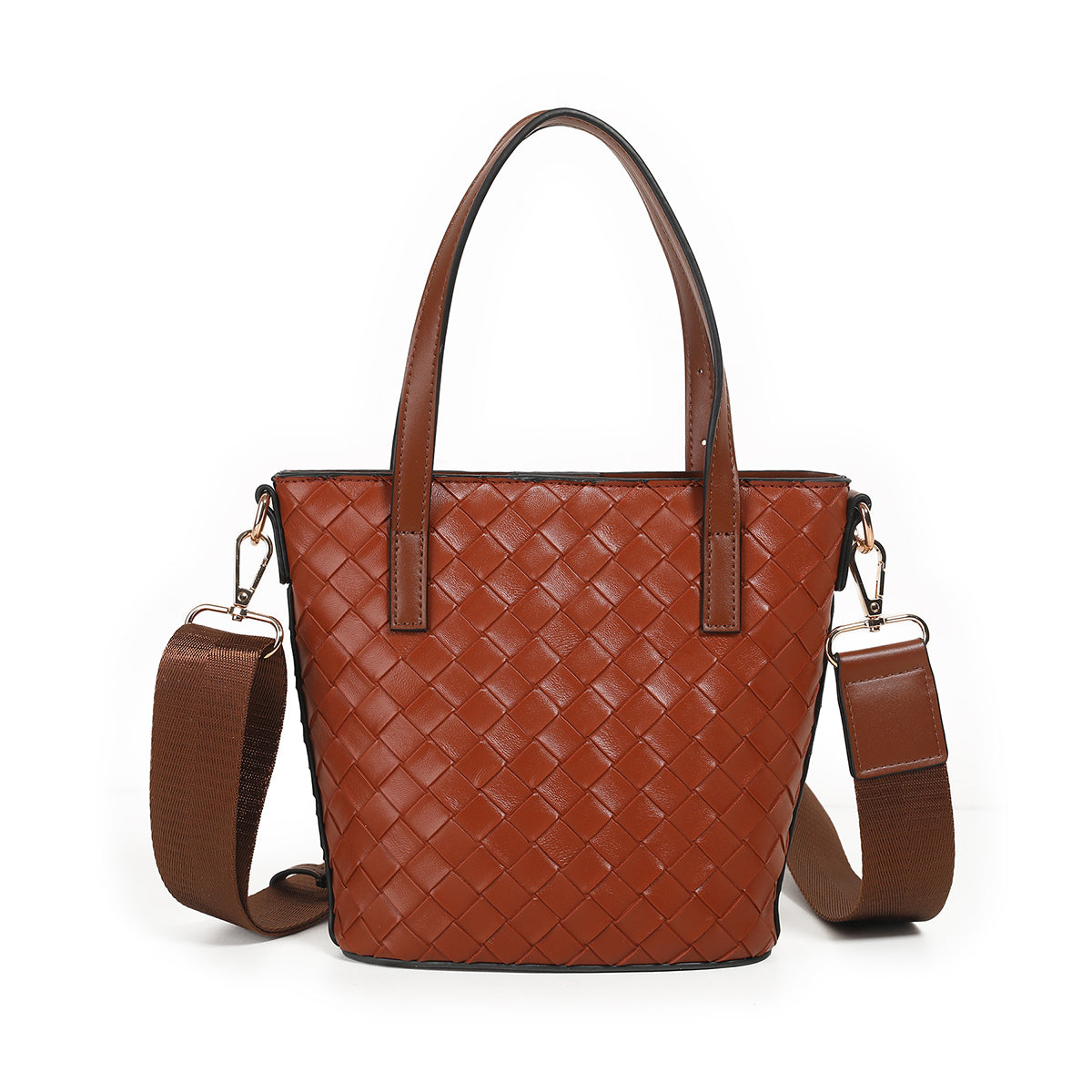 870515 Vesker, IVY Mini shopper - cognac