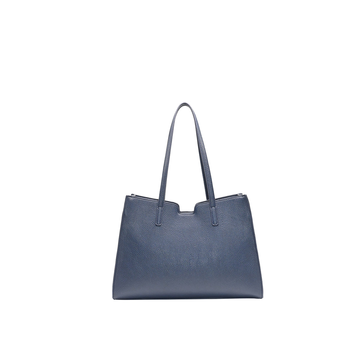 871141 Vesker, INE shopper med frontspenne  - marine