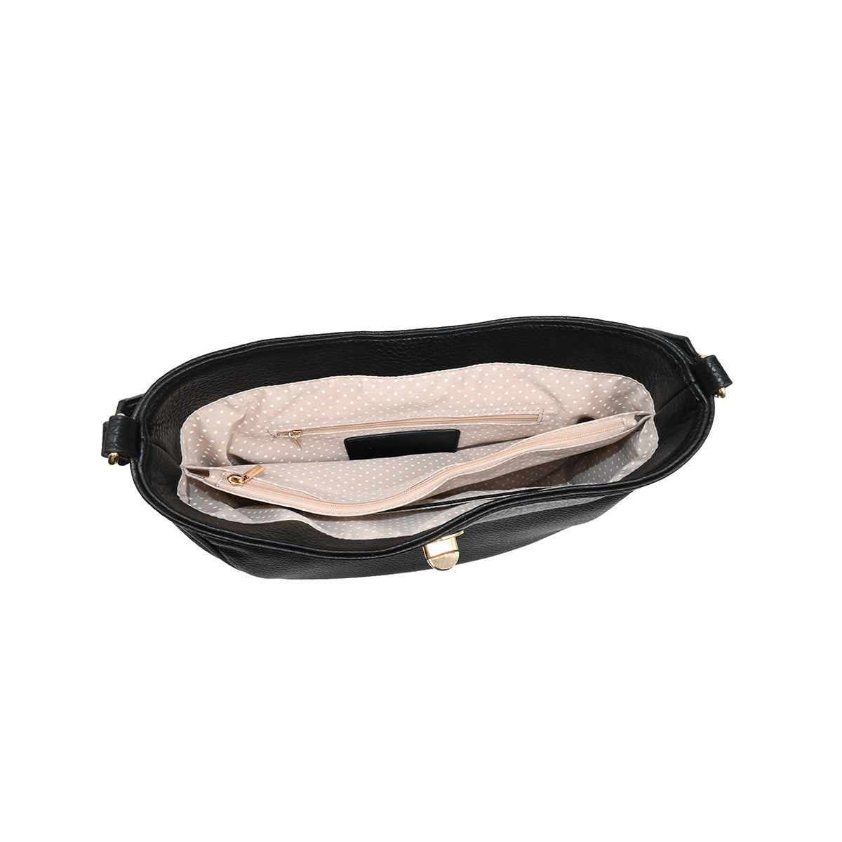 871401 Vesker, IIONA crossbag med frontspenne  - svart