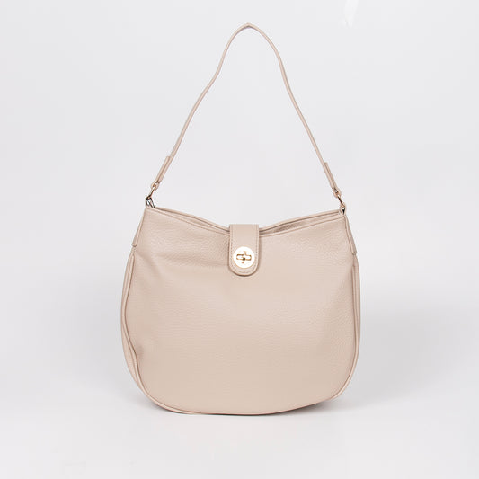 871405 Vesker, IIONA crossbag med frontspenne  - beige