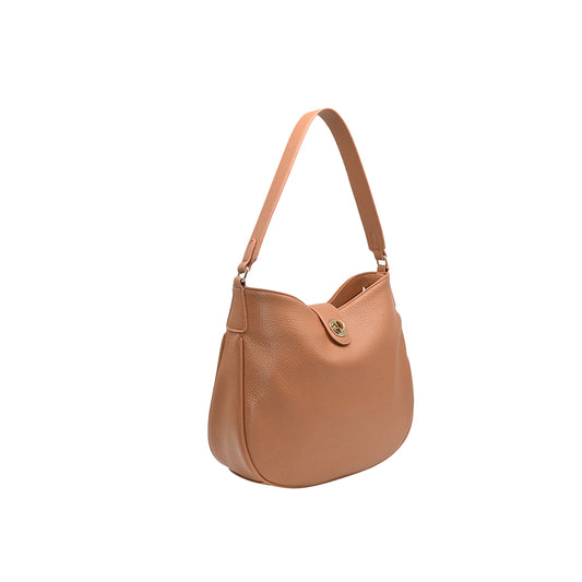 871415 Vesker, IIONA crossbag med frontspenne  - cognac