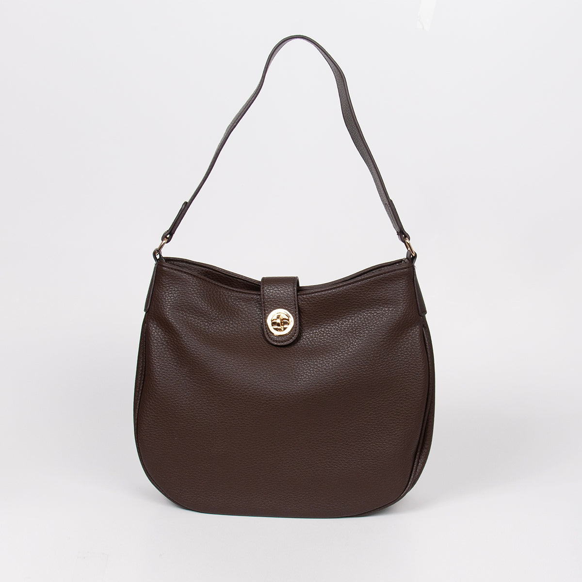 871415 Vesker, IIONA crossbag med frontspenne  - cognac
