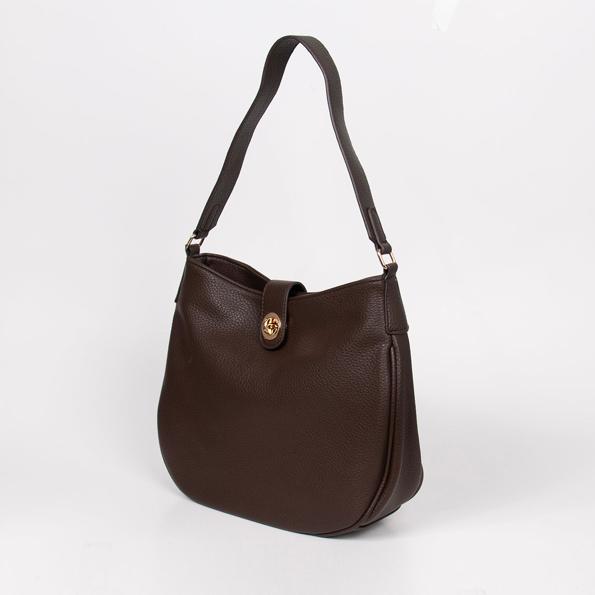 871415 Vesker, IIONA crossbag med frontspenne  - cognac