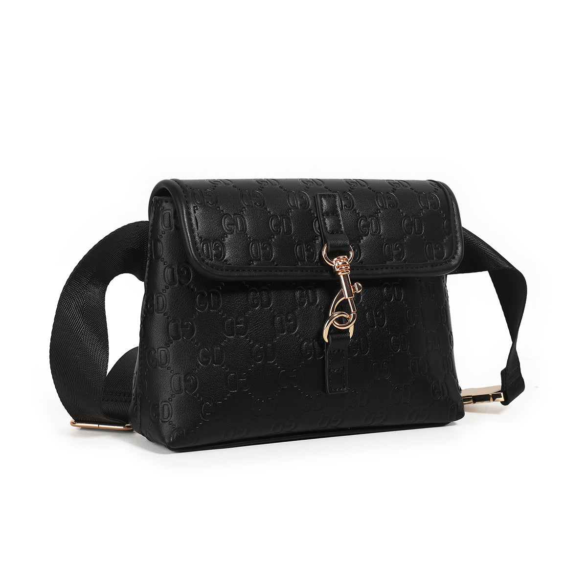 871601 Vesker, IRIS clutch med mønster - svart