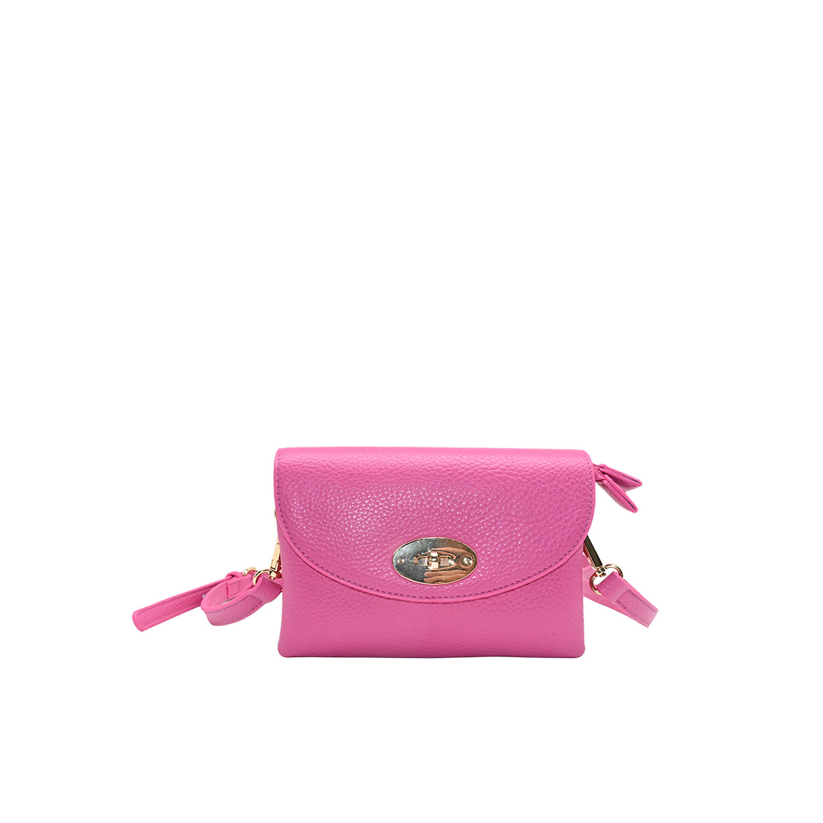 871832 Vesker, DANIELLE clutch med frontspenne  - rosa