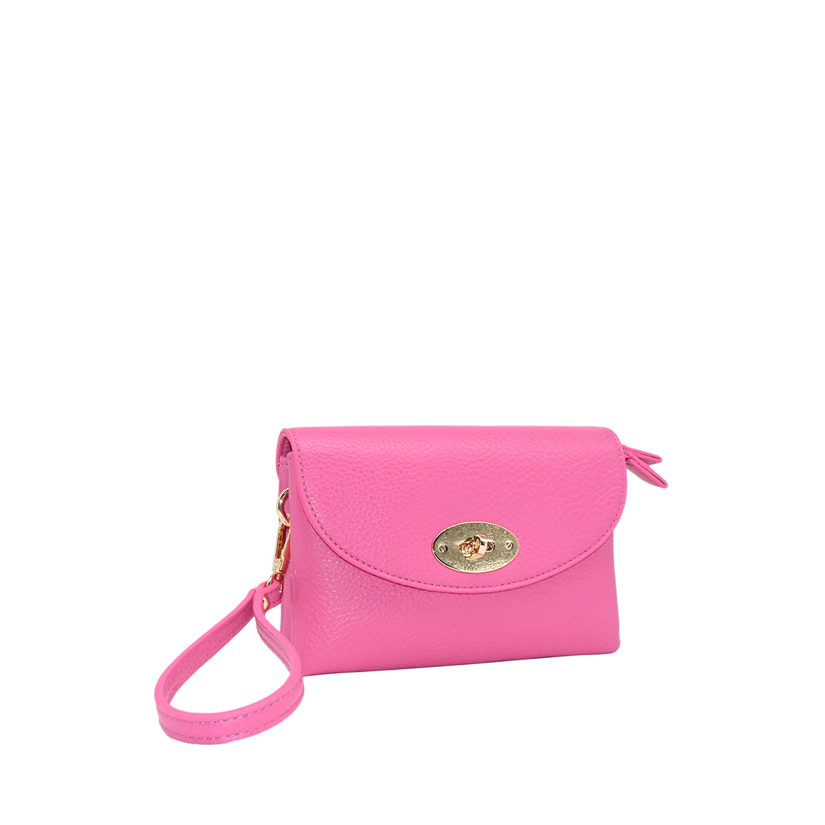 871832 Vesker, DANIELLE clutch med frontspenne  - rosa