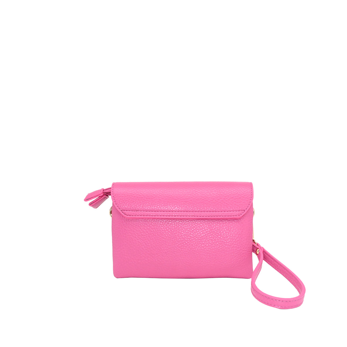 871832 Vesker, DANIELLE clutch med frontspenne  - rosa